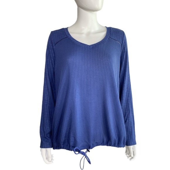 Max Studio Performance Lightweight Thermal Knit Pull Over - Picture 1 of 8